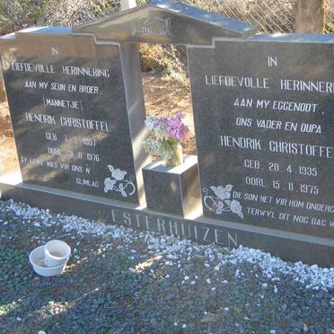 ESTERHUIZEN Hendrik Christoffel 1935-1975 :: ESTERHUIZEN Hendrik Christoffel 1957-1976