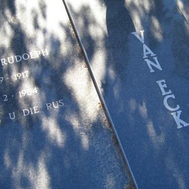 ECK Willem Rudolph, van 1917-1984