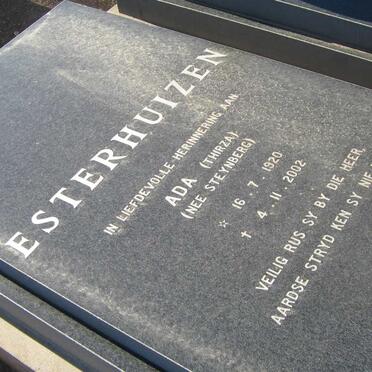 ESTERHUIZEN Ada Thirza nee STEYNBERG 1920-2002