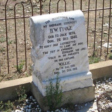 FIVAZ H.W. 1874-1940 :: FIVAZ Willie 1910-1910