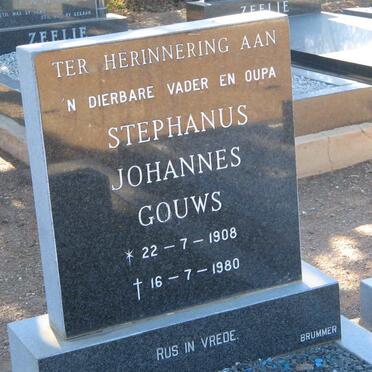 GOUWS Stephanus Johannes 1908-1980
