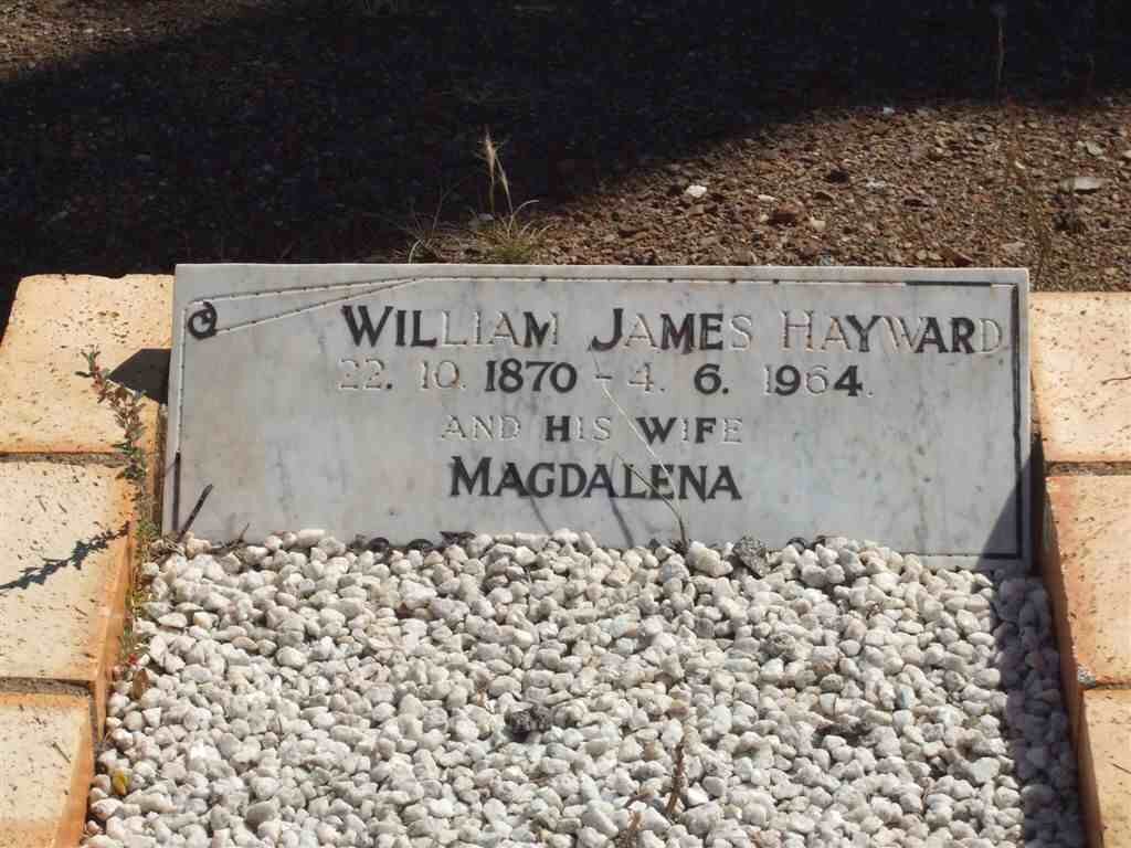 HAYWARD William James 1870-1964 &amp; Magdalena