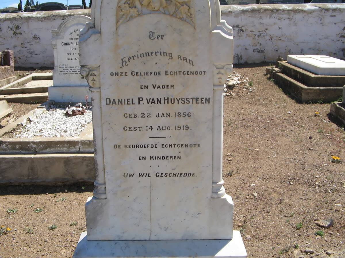 HUYSSTEEN Daniel P., van 1856-1919