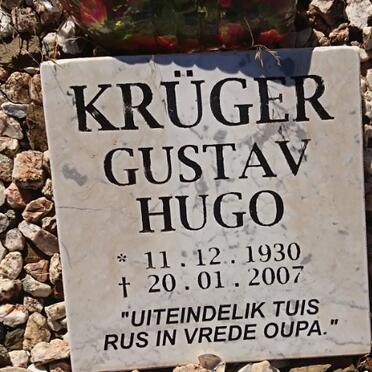 KRUGER Helena nee HUGO 1905-1933 :: KRUGER Gustav Hugo 1930-2007