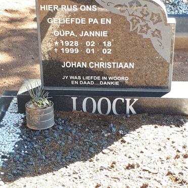 LOOCK Johan Christiaan 1928-1999