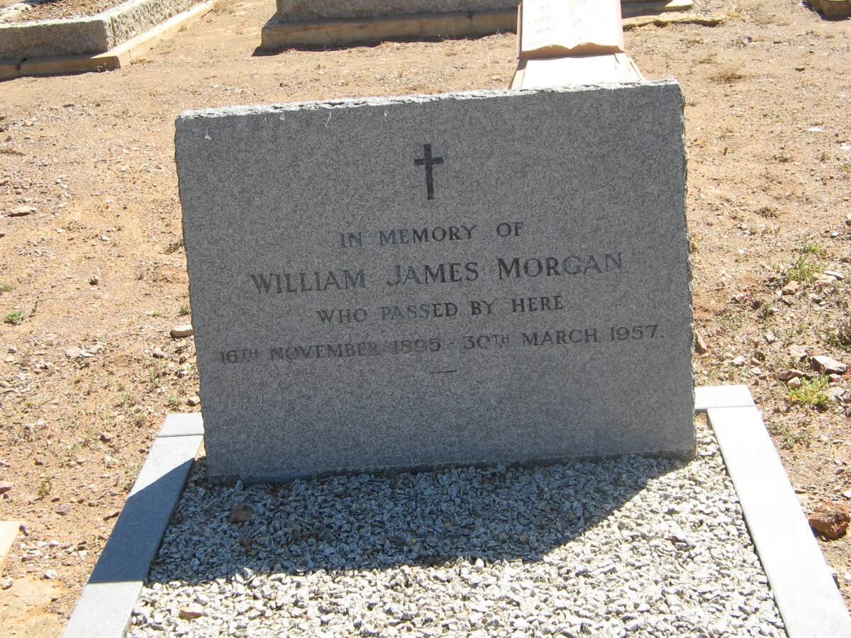 MORGAN William James 1895-1957