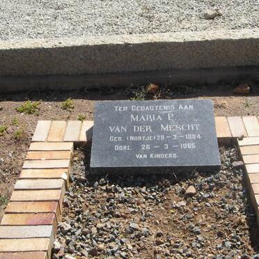 MESCHT Maria P., van der nee NORTJE 1884-1965
