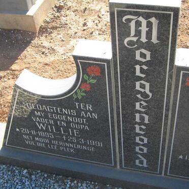 MORGENROOD Willie 1895-1991 &amp; Dileen 1899-1994