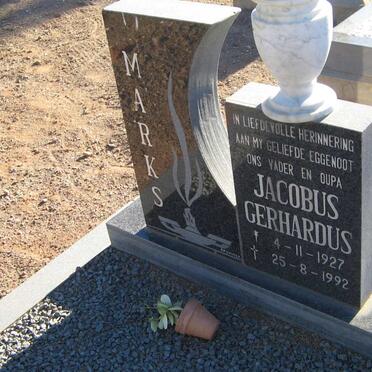 MARKS Jacobus Gerhardus 1927-1992