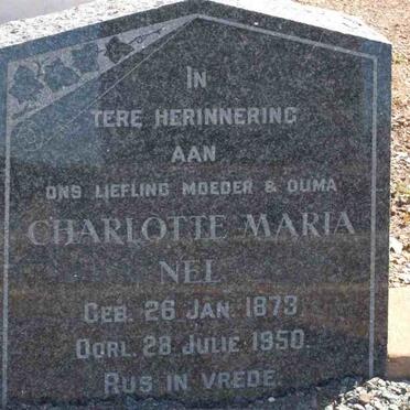 NEL Charlotte Maria 1873-1950