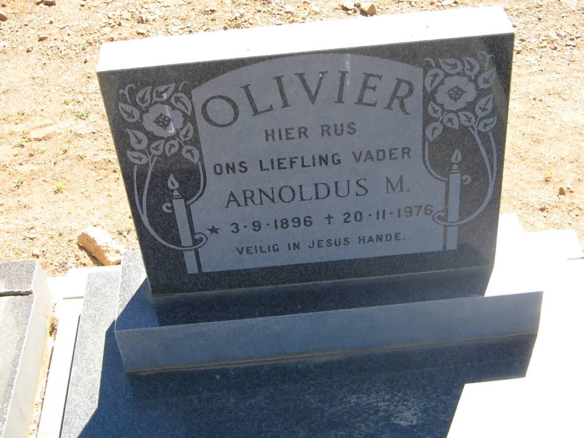 OLIVIER Arnoldus M. 1896-1976