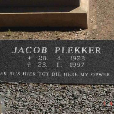 PLEKKER Jacob 1923-1997