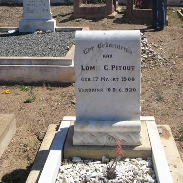 PITOUT Lomie C. 1900-1920