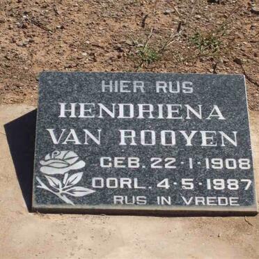 ROOYEN Hendriena, van 1908-1987