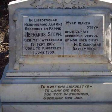 STEYN Hermanus 1907-1939