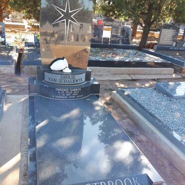 SCHALKWYK Theunis Gabriel, DIRKSE van 1904-1984