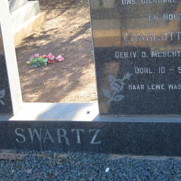 SWARTZ Johannes J. 1910- &amp; Charlotte M.P. v.d. MESCHT 1915-1977