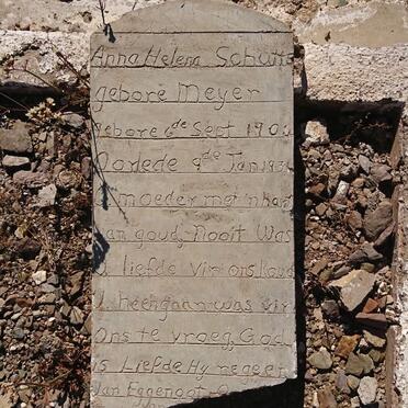 SCHUTTE Anna Helena nee MEYER 1904-193?