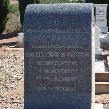 STEYNBERG Susanna G. nee SWANEPOEL 1876-1956