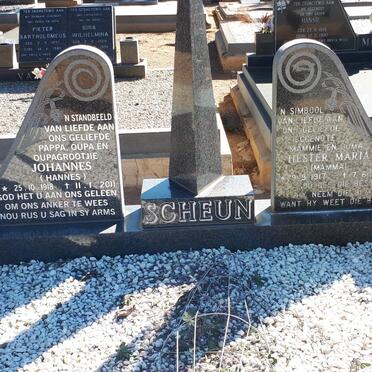 SCHEUN Johannes 1918-2011 &amp; Hester Maria 1917-1988