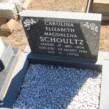 SCHOULTZ Carolina Elizabeth Magdalena 1940-1990