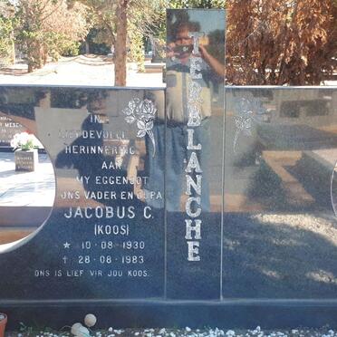 TERBLANCHE Jacobus C. 1930-1983