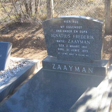 ZAAÿMAN Ignatius Frederik 1911-1975