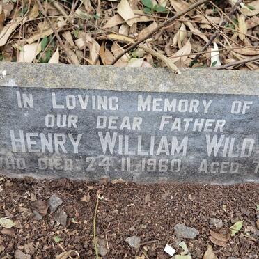 WILD Henry William -1960