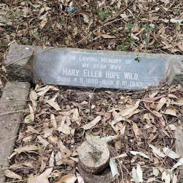 WILD Mary Ellen Hope 1886-1957