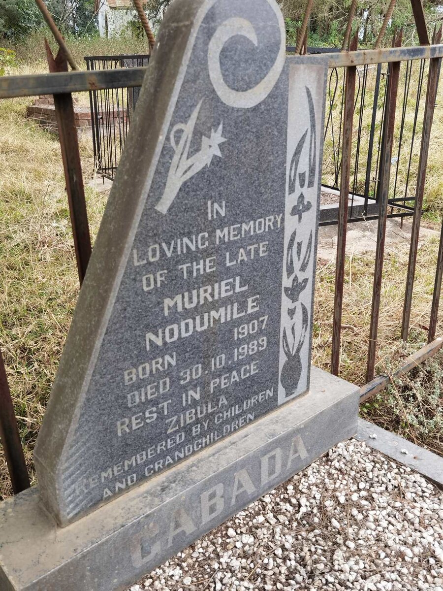 GABADA Muriel Nodumile 1907-1989