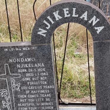NJIKELANA Nondawo 1926-1983