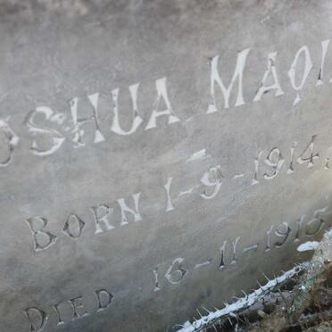 MAQINA Josua 1914-1915