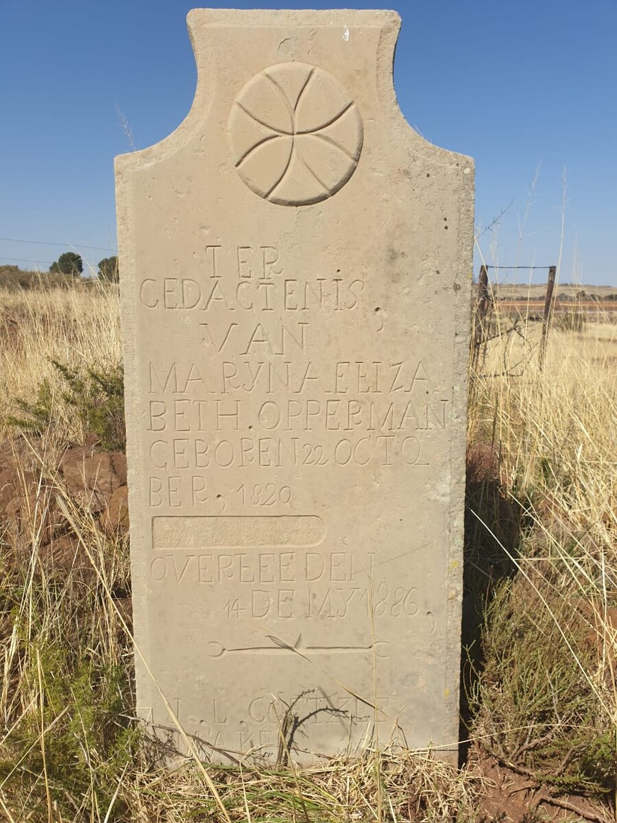 OPPERMAN Maryna Elizabeth 1820-1886