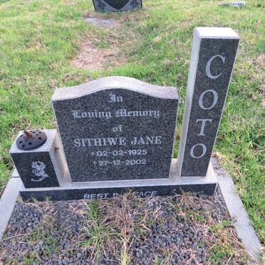 COTO Sithiwe Jane 1925-2002