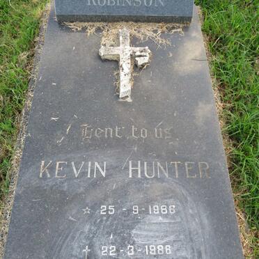 ROBINSON Kevin Hunter 1986-1988