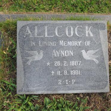 ALLCOCK Aynon 1907-1981