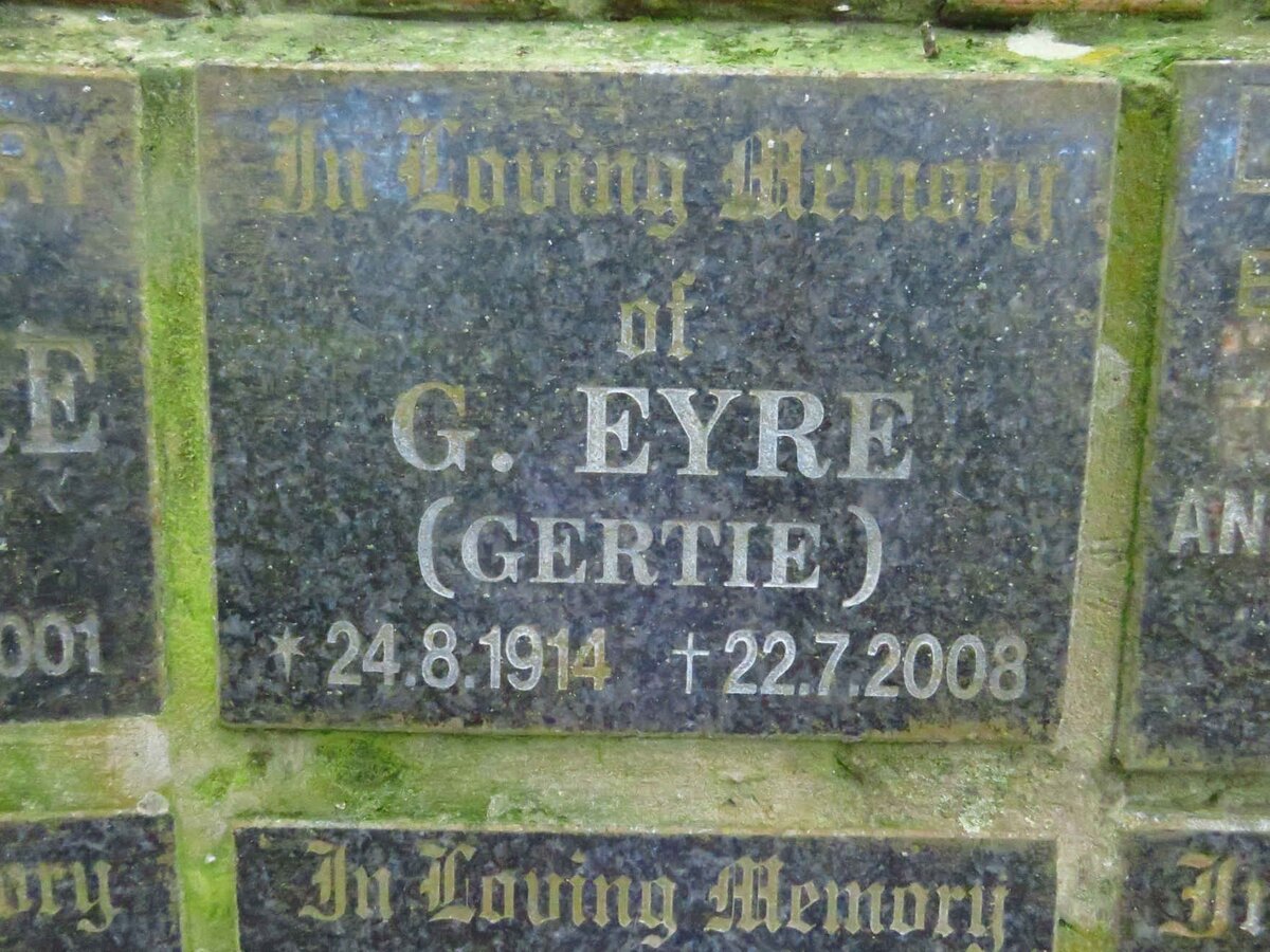 EYRE G. 1914-2008