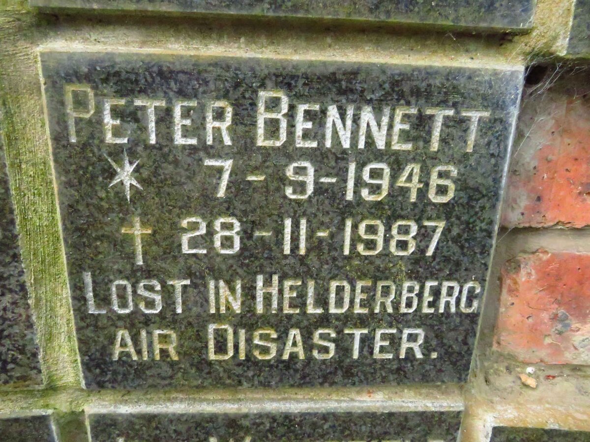 BENNETT Peter 1946-1987