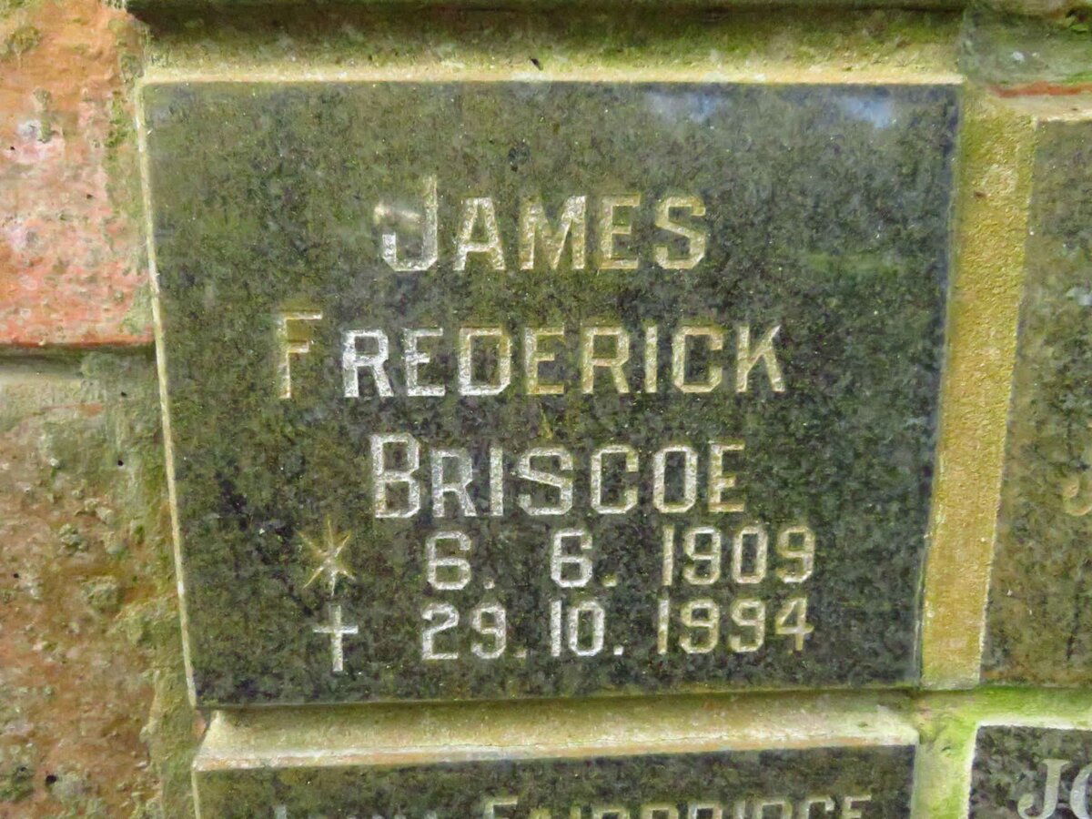 BRISCOE James Frederick 1909-1994