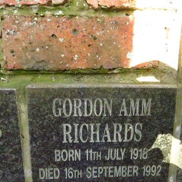 RICHARDS Gordon Amm 1918-1992