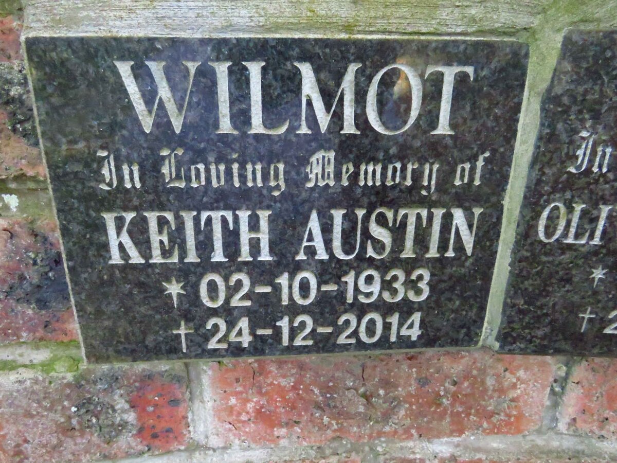 WILMOT Keith Austin 1933-2014