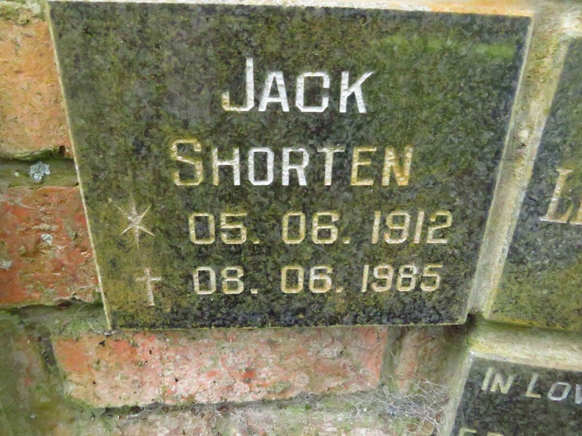 SHORTEN Jack 1912-1985