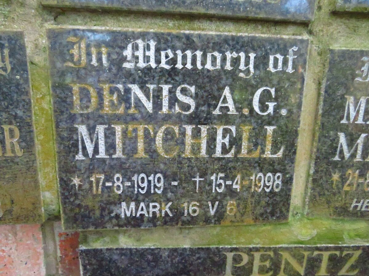 MITCHELL Denis A.G. 1919-1998