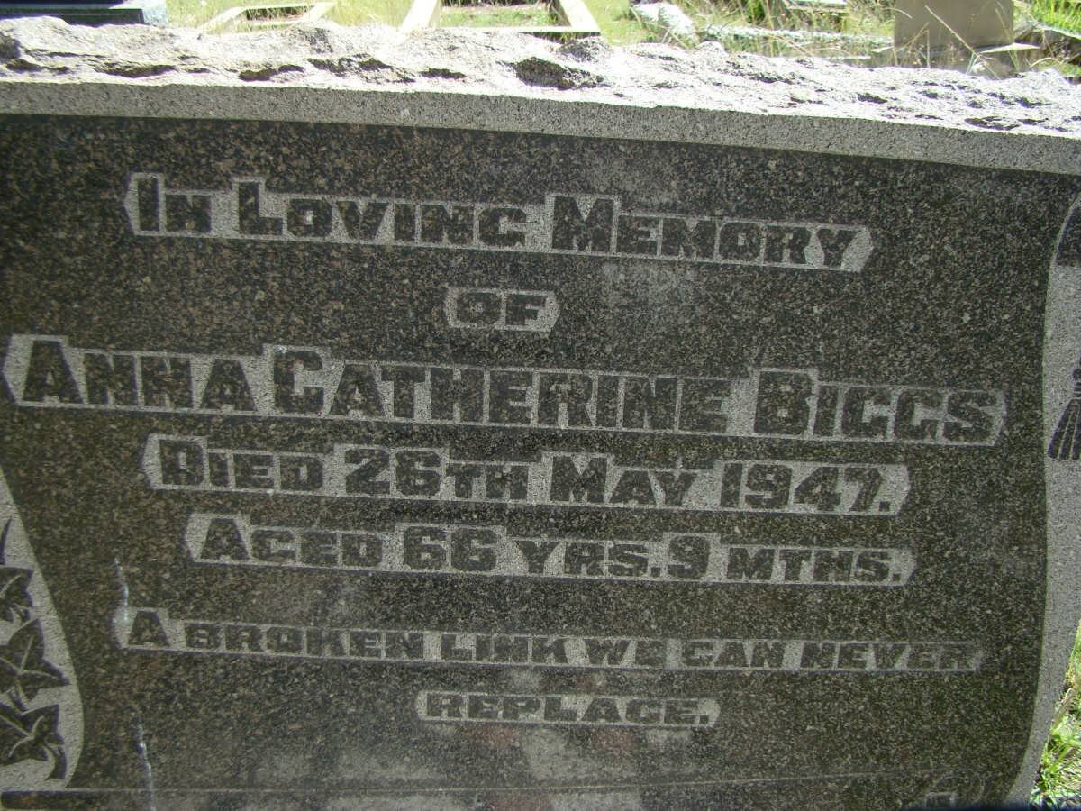 BIGGS Anna Catherine -1947