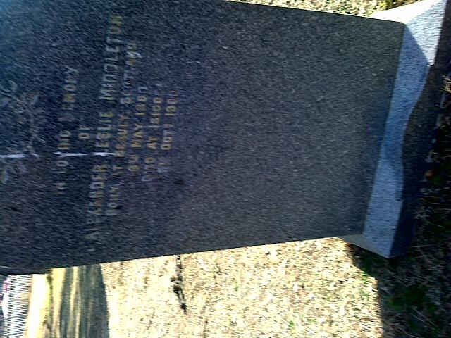 MIDDLETON Alexander Leslie 1880-1900