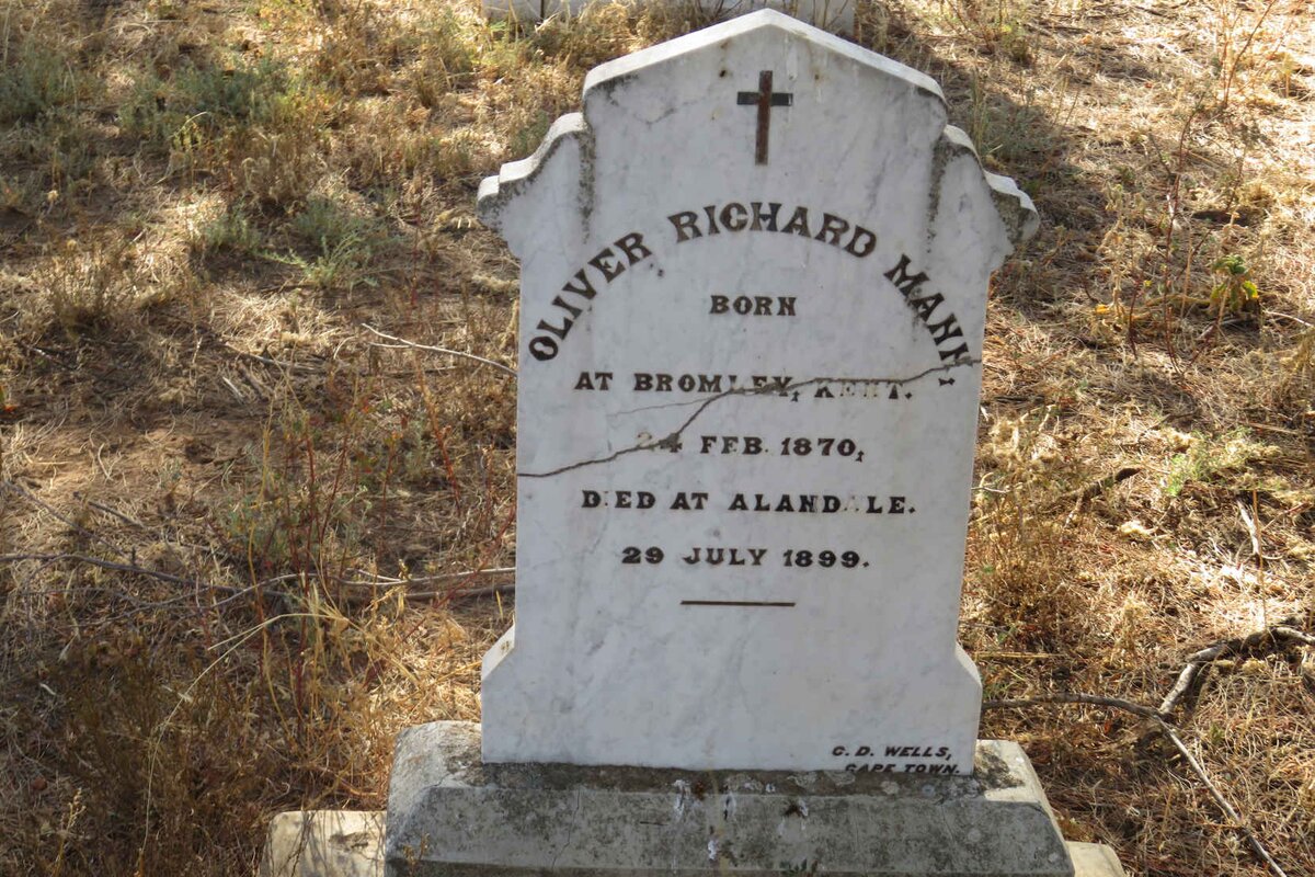 MANN Oliver Richard 1870-1899