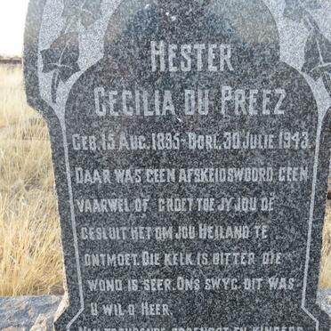 PREEZ Hester Cecilia, du 1895-1943