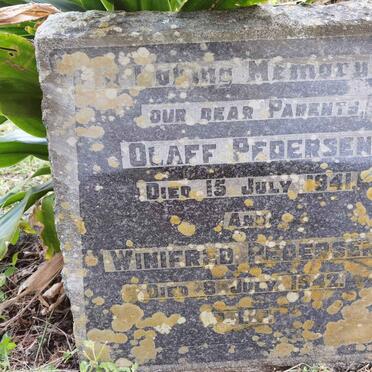 PEDERSEN Olaff -1941 &amp; Winifred -1942