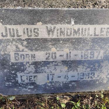WINDMULLER Julius 1897-1963