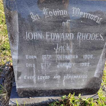 RHODES John Edward 1906-1962